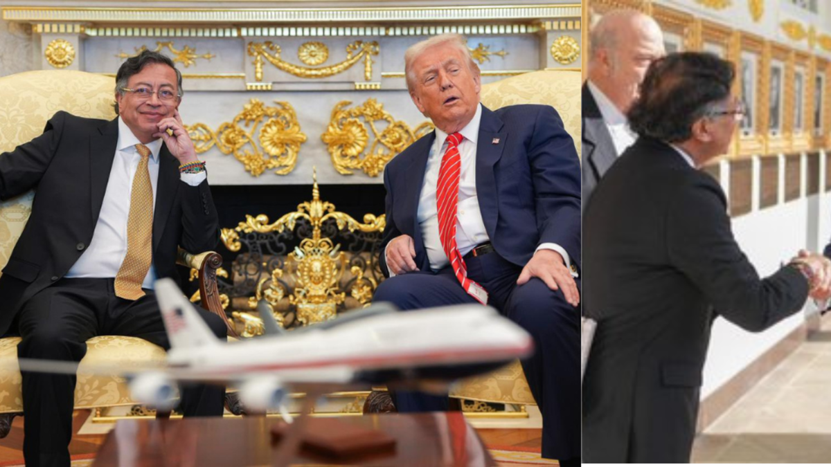 Presidente Gustavo Petro habló por primera vez tras reunión con Donald ...