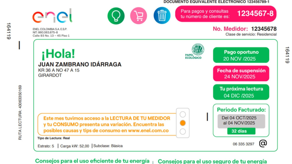 Enel Colombia responde a Superservicios por multa de $ 2.847 millones: ‘La tarifa está por debajo del promedio’