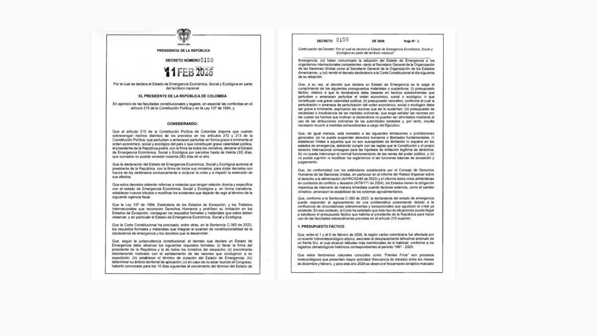 Polémica por ‘mico’ de contratación directa en plena Ley de Garantías, en decreto expedido bajo emergencia económica