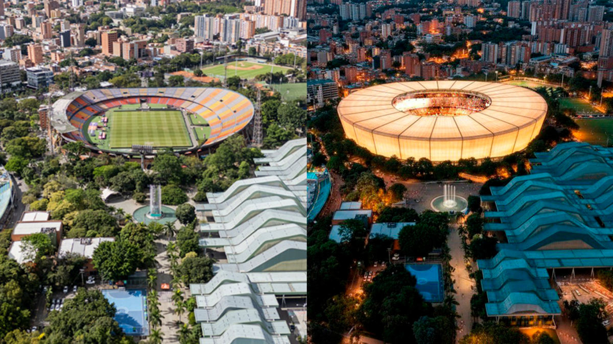 En video: el paso a paso de la remodelación del estadio Atanasio Girardot de Medellín, que pasará de 44.000 a 60.000 espectadores