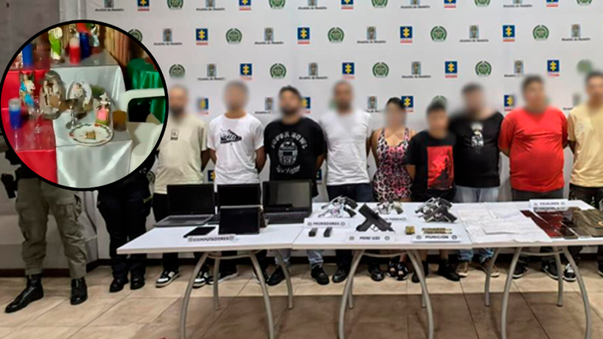 Cae red de sicariato en Medellín que usaba brujería para blindar sus crímenes transnacionales