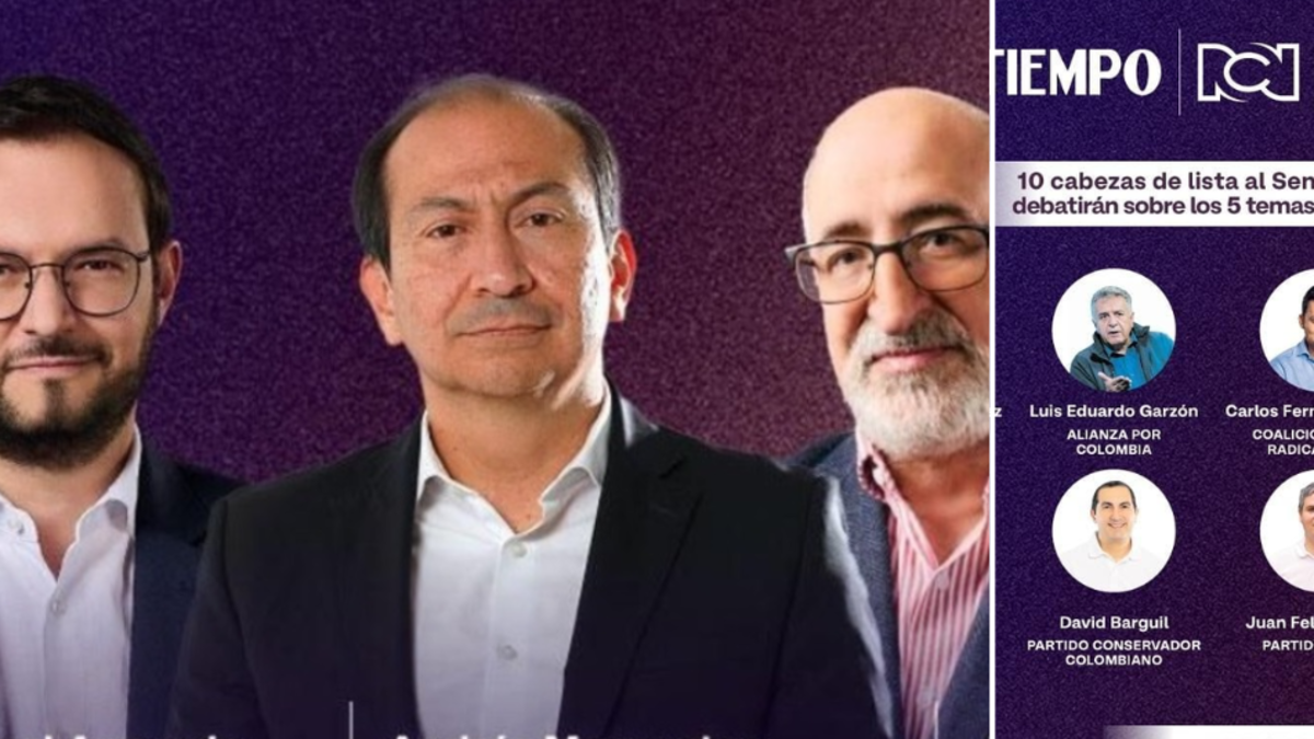 ‘El Debate de la Gente’: siga el minuto a minuto con las cabezas de lista al Senado en la cita para hablar de los temas que más preocupan al país