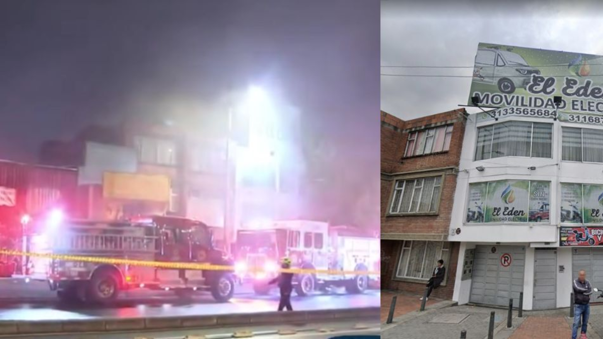Voraz incendio en un local de motos eléctricas en Bogotá dejó millonarias pérdidas: una batería de litio sería la causa de la conflagración