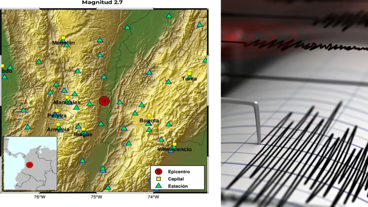 Temblor en Colombia | Reportan sismo en la madrugada de este miércoles, 25 de febrero; epicentro, magnitud y profundidad