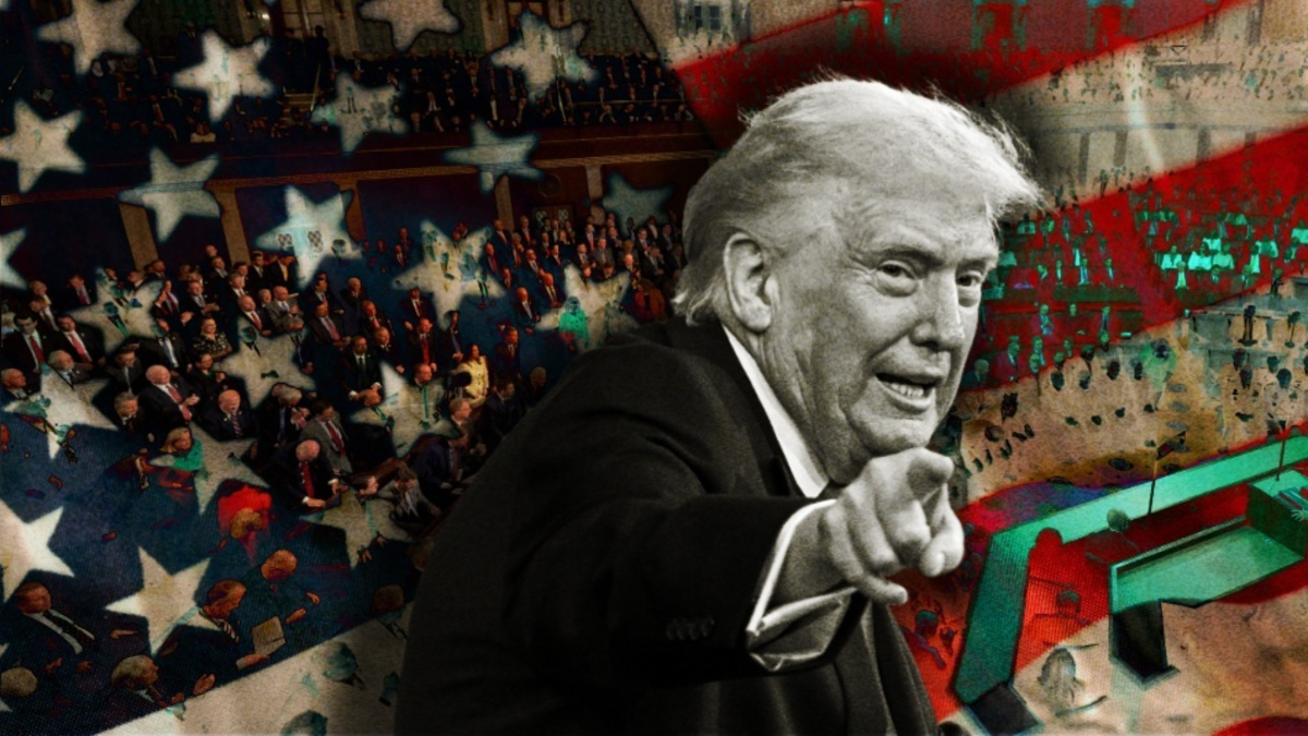 Triunfalismo, confrontación y espectáculo: el guion de poder de Donald Trump en un discurso del Estado de la Unión para defender su agenda