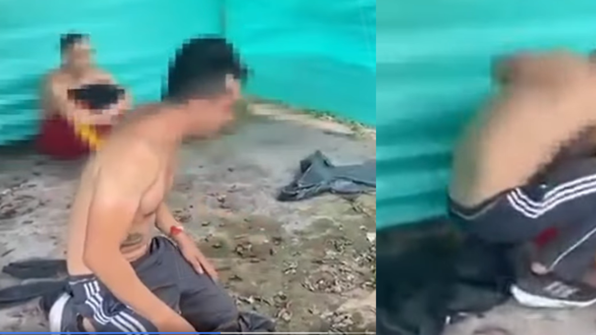 Video | Hombre que tenía secuestrada a una familia en Ibagué llora y suplica al ser capturado en flagrancia