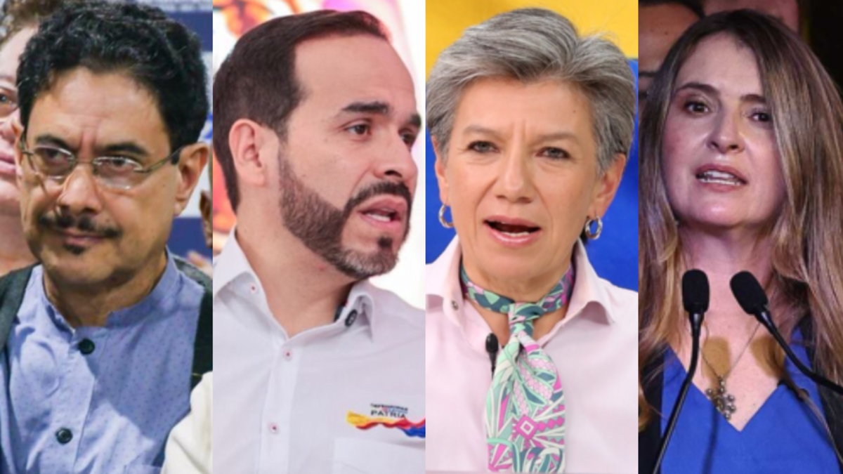 Iván Cepeda, Abelardo de la Espriella, Claudia López, Paloma Valencia y Sergio Fajardo lideran intención de voto en la nueva encuesta de Invamer