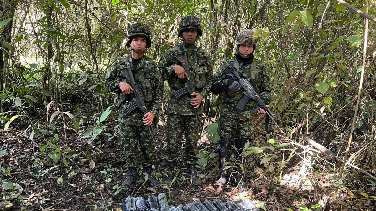 Ordu, Tolima'nın kırsal bölgesine patlayıcı yerleştirilmesini engelledi