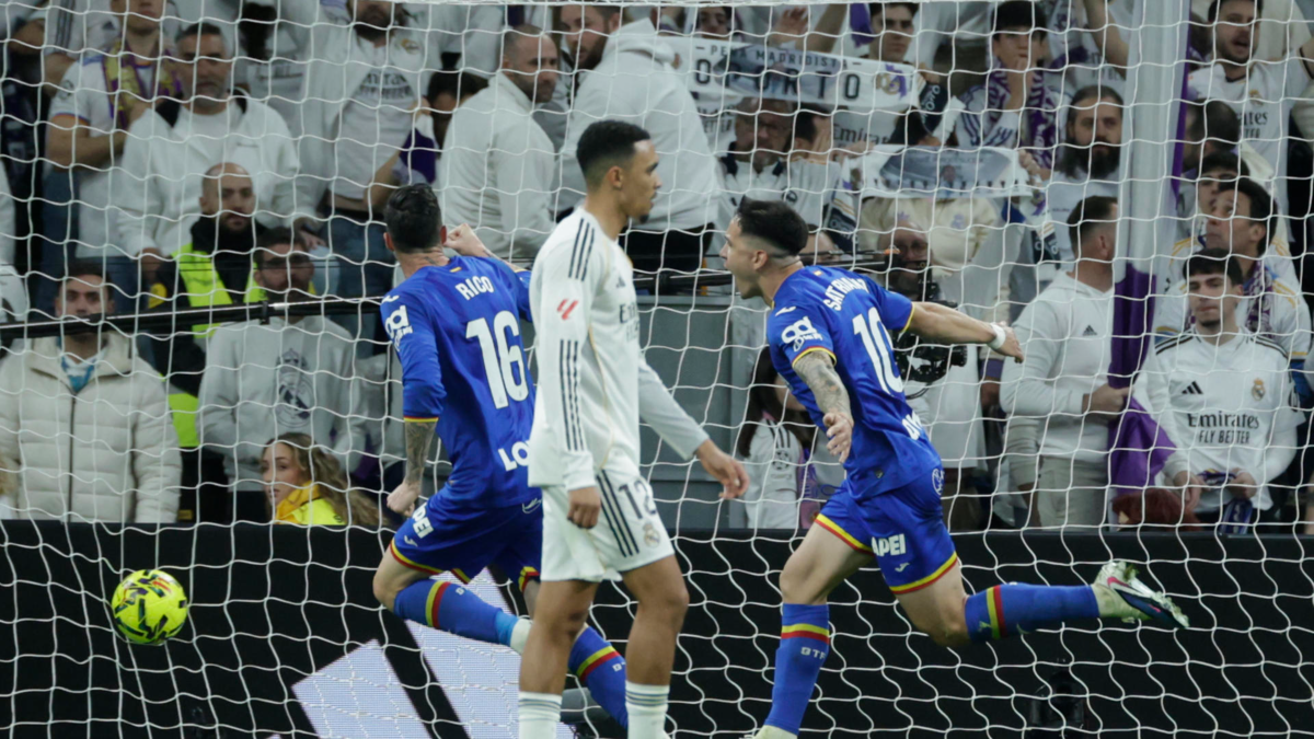 Real Madrid, sin Kylian Mbappé, se complicó la vida con el Getafe y pudo haber entregado LaLiga: dolorosa derrota en un partido para el olvido