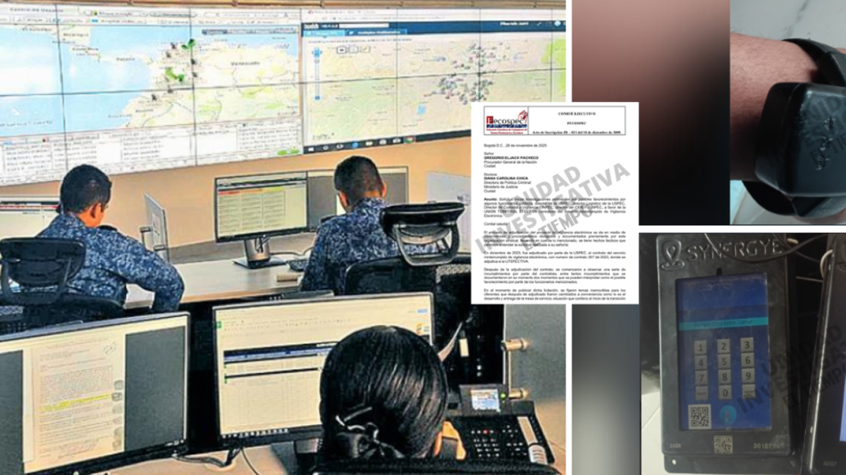 Brazaletes y dispositivos para monitorear presos, incluidos peligrosos sicarios, se están quedando sin conexión; ¿qué dice el Inpec?