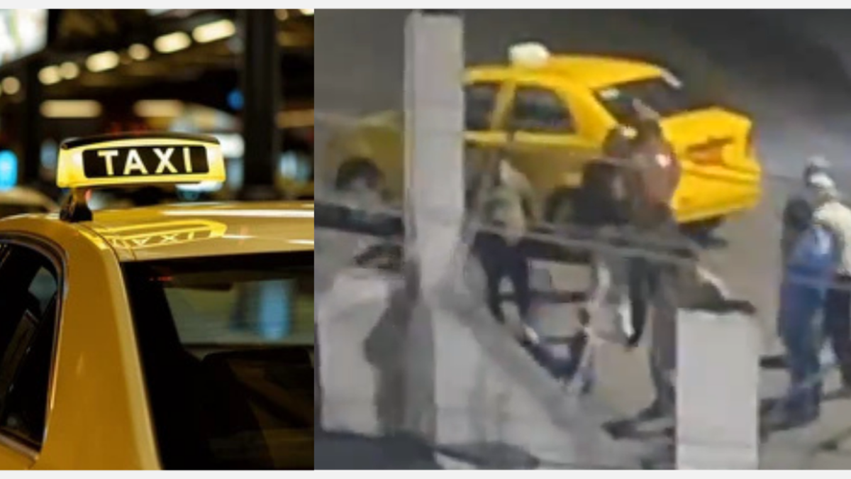 Taxistas linchan a presuntos ladrones y dejan a uno con quemaduras graves en plena vía pública