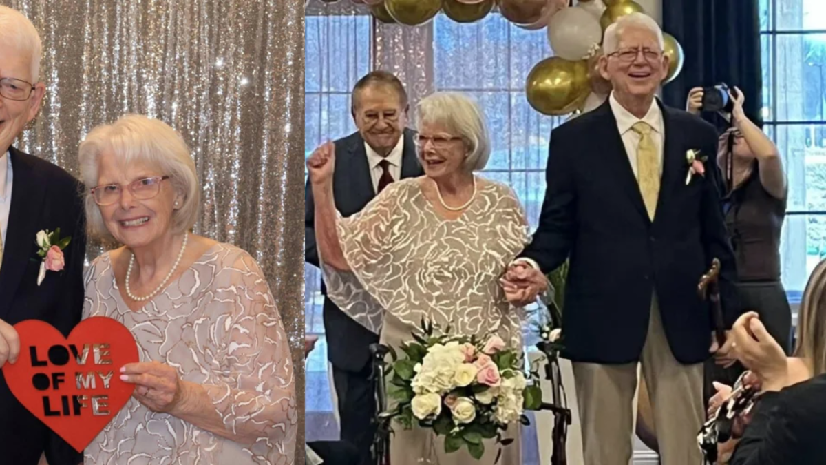 El emotivo matrimonio de dos abuelitos que se conocieron en un hogar para adultos mayores: ‘Ambos pasamos por un duelo y lo superamos’
