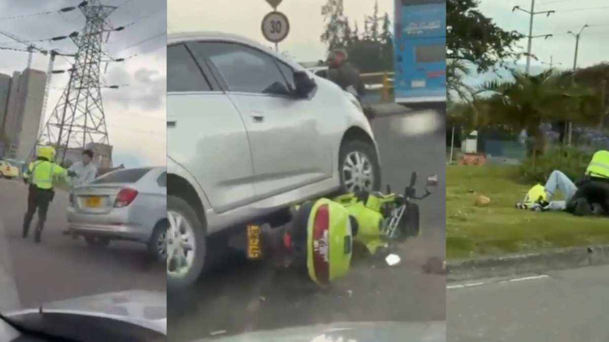 Estos son los comparendos del carro que atropelló a agente de tránsito en Bogotá tras intentar evadir un retén: suman más de cuatro millones de pesos