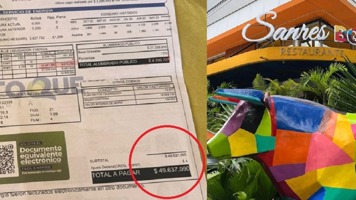 A empresarios santandereanos les cobraron 49 millones de pesos en recibo de luz recién abierto el local: esta fue la respuesta de la entidad