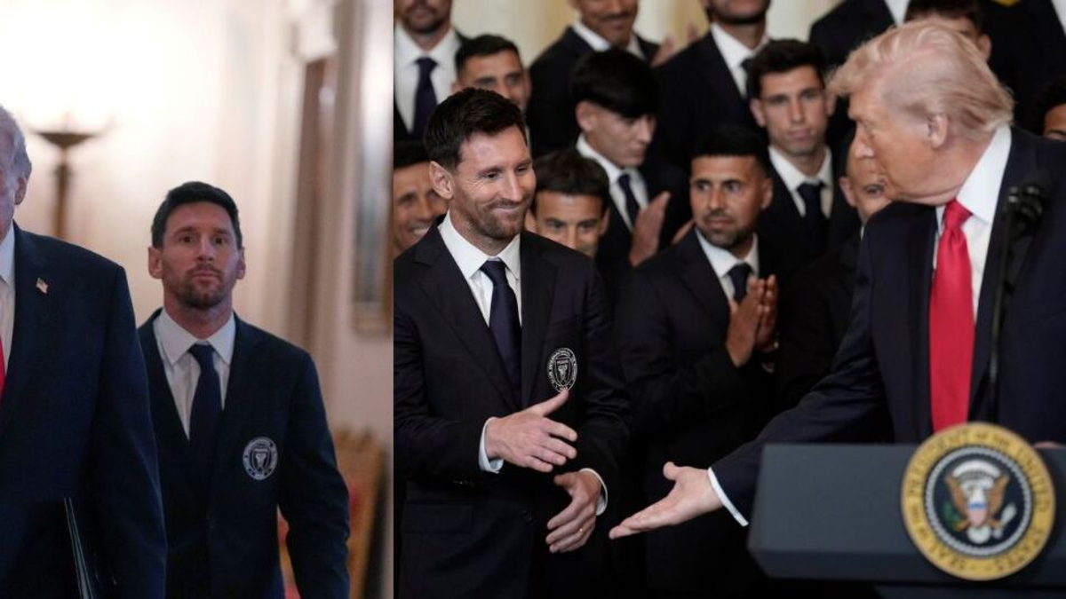 Fotos | Así fue la reunión de Lionel Messi con el presidente Donald Trump en Estados Unidos: le regalaron camiseta y balón autografiado