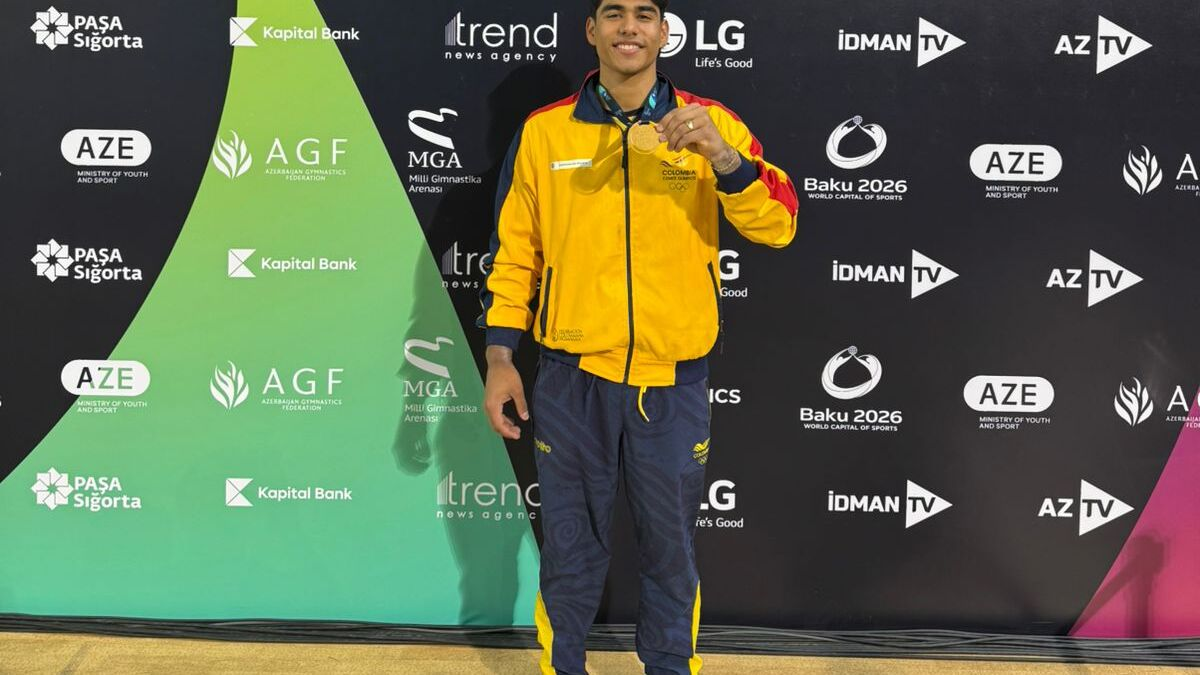 Ángel Barajas no para de ganar: oro en barras paralelas de la Copa Mundo de Gimnasia de Azerbaiyán