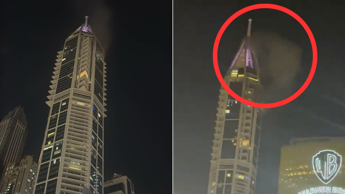 Edificios en Dubai fueron evacuados tras interceptación de proyectiles: daños en rascacielos y alertas a residentes
