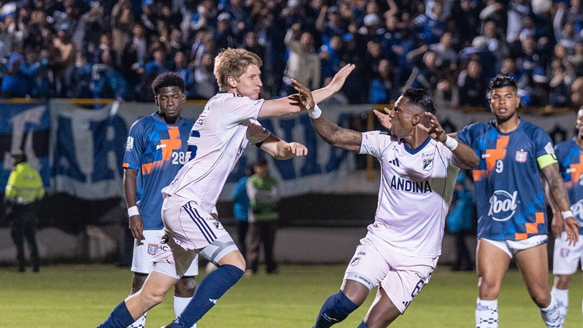 Millonarios empeñó la clasificación: peligrosa derrota en Tunja contra Chicó