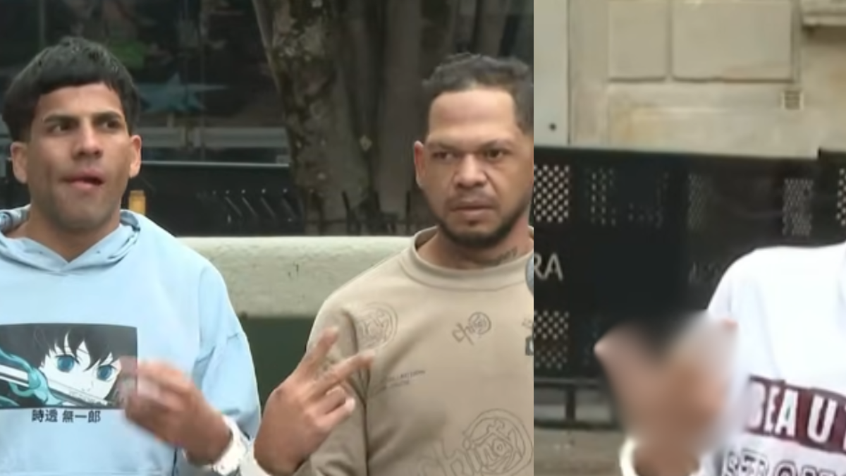 Indignación por gestos de burla que hicieron presuntos integrantes de banda de microtráfico tras ser capturados en Bogotá: muecas frente a las cámaras