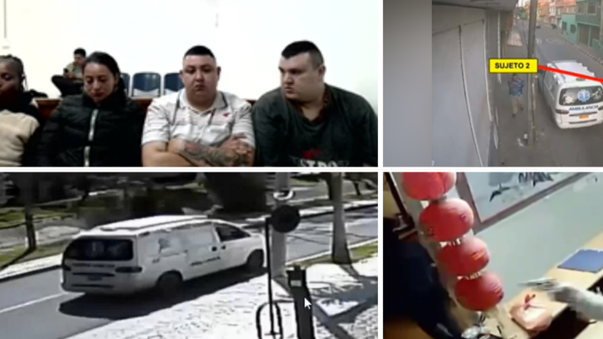 La ambulancia del hampa que atracaba lujosas residencias en Usaquén, Teusaquillo y Suba: esta es la identidad de los capturados