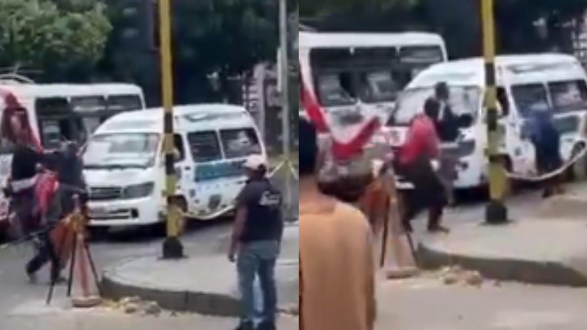 Indignación por hombre que cometió una infracción de tránsito en Cúcuta, y al ser requerido por agente de tránsito, lo agredió