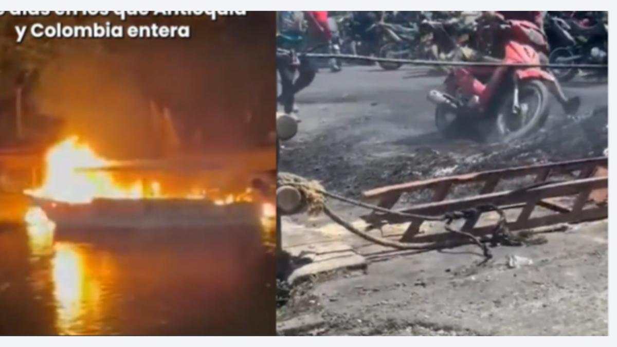 'No puede haber diálogo, en medio de bloqueos y violaciones a los derechos humanos': el gobernador de Antioquia denuncia quemas durante el paro minero