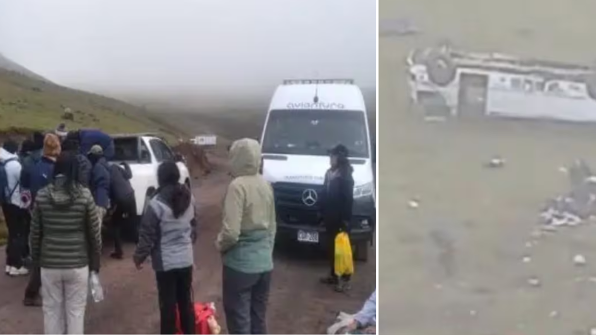 Tragedia en los Andes peruanos: al menos nueve muertos tras la caída de un bus turístico por una pendiente de 40 metros
