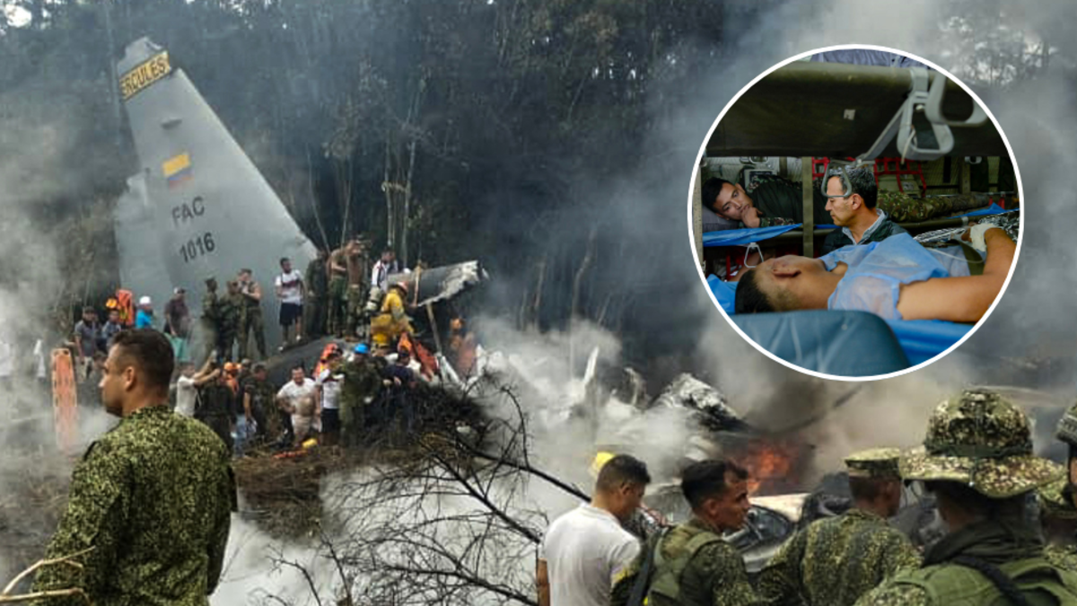 Soldado reveló cómo logró salvarse tras accidente de avión C-130 Hércules de la Fuerza Aérea y contó los momentos dentro de aeronave: 'Me pisoteaban'