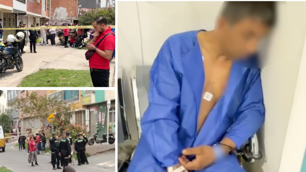 Esta es la identidad del hombre capturado por asesinar a su esposa y a sus dos hijastras en Bogotá