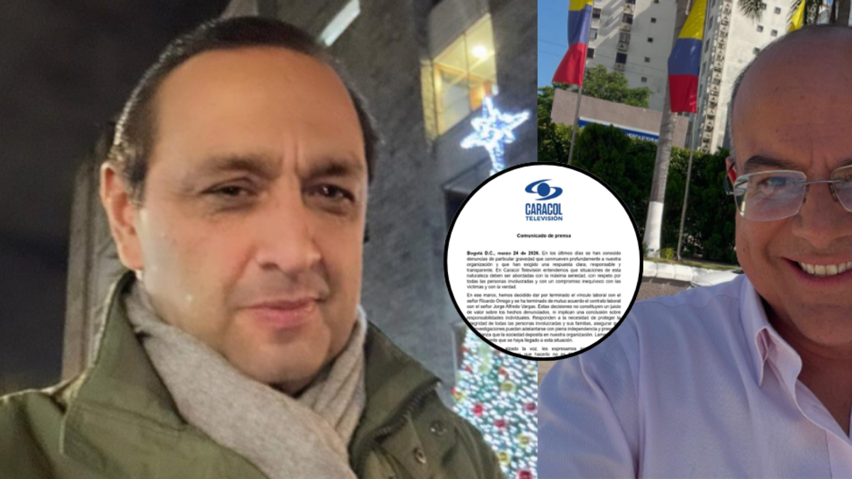 Caracol Televisión anuncia salida de los periodistas y presentadores Jorge Alfredo Vargas y Ricardo Orrego tras denuncias de presunto acoso sexual