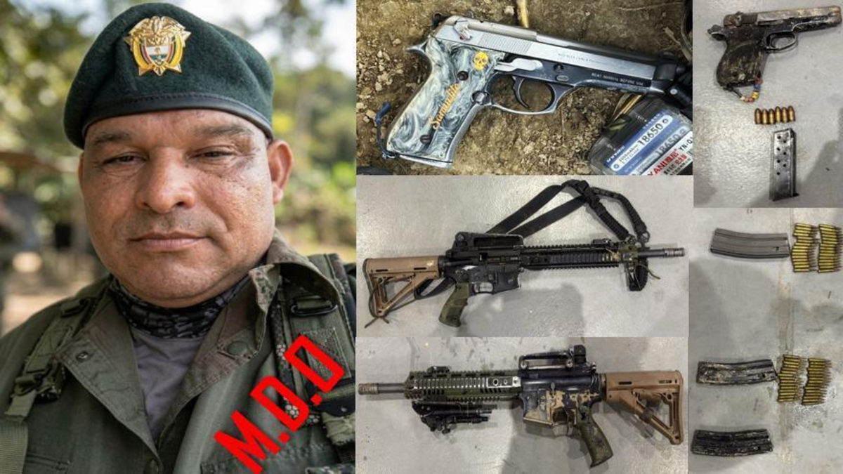 Una pistola y un nombre: el rastro de ‘Samuelito’, cabecilla de las disidencias de ‘Mordisco’, en material de guerra incautado en Vichada