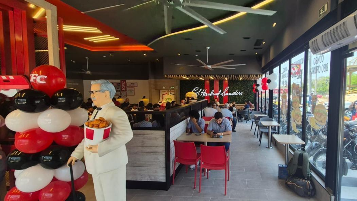 KFC acelera su expansión en Colombia, la compañía ha invertido más de $ 14.000 millones en el último semestre