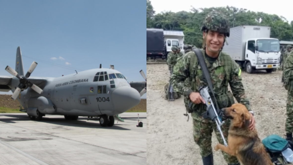 El militar que se salvó de morir en accidente de avión Hércules C-130 de la FAC en Putumayo: el hombre no se subió a la aeronave por su perro