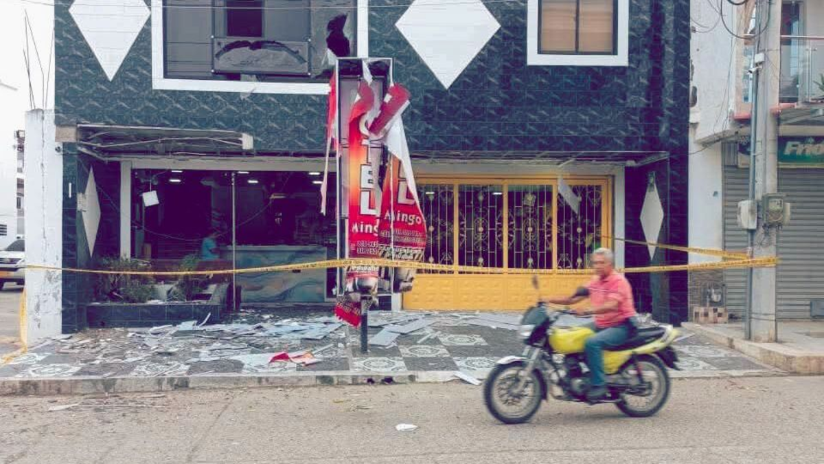 Explosivo en hotel de Aguachica: ataque en la madrugada generó pánico entre los huéspedes y autoridades no descartan extorsión tras atentado en Cesar