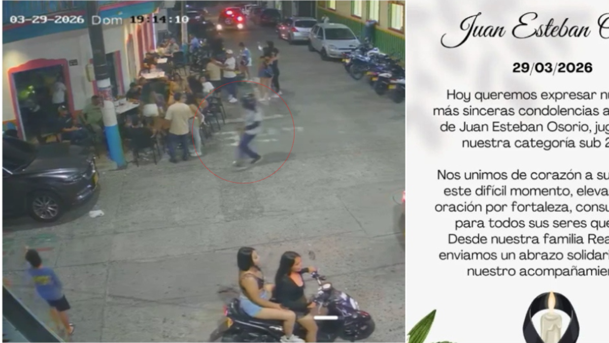Asesinan a tiros a joven futbolista en pleno local comercial: sicario en moto lo atacó y huyó frente a su familia en Barcelona, Quindío