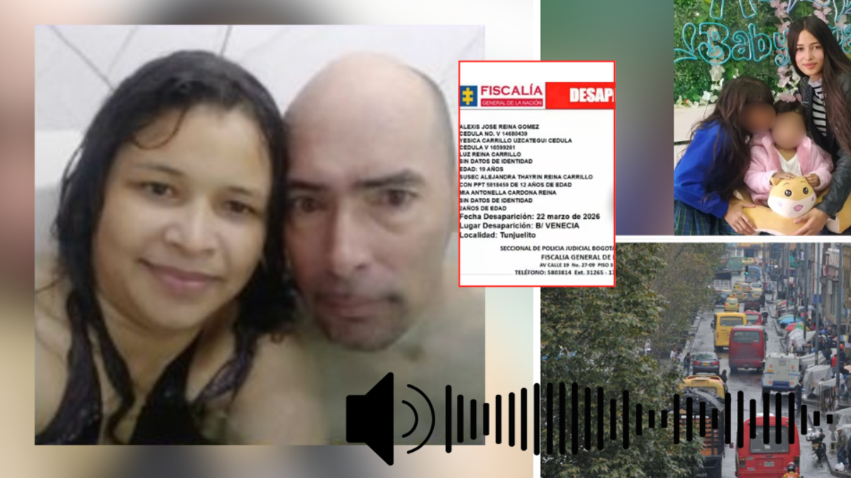'Yo no sé que hacer': el audio y los otros datos que arrojaron dos celulares de la familia Reina Carrillo, desaparecida en Bogotá