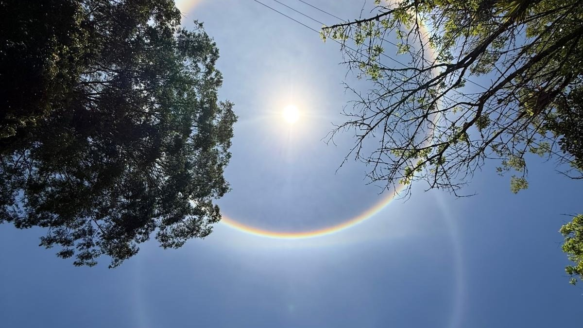 ¿Señal divina o cristales de hielo? El debate que dejó la aparición de un halo solar en Popayán