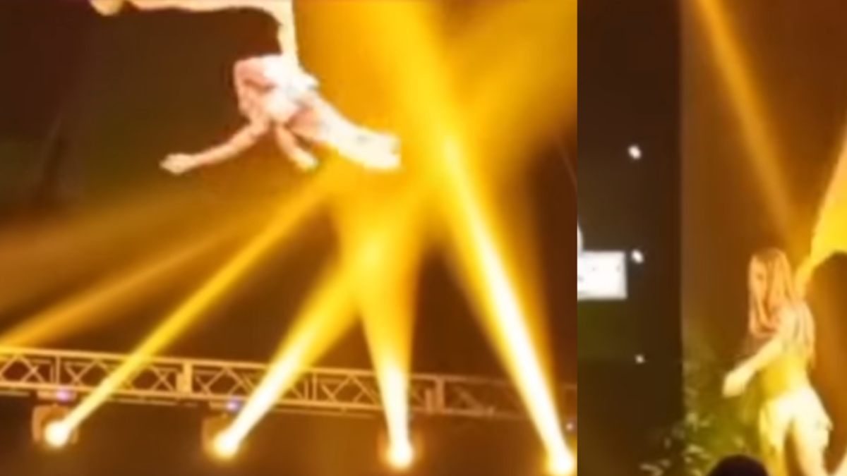 Acróbata de circo argentino cae de varios metros de altura: impactantes imágenes registradas por el público