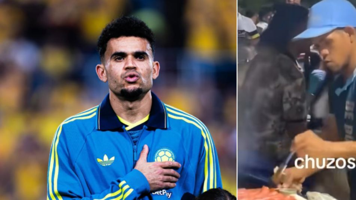 Le apareció 'gemelo' a Lucho Díaz, es viral en redes sociales y tiene un negocio de comidas rápidas: 'Chuzos Díaz'