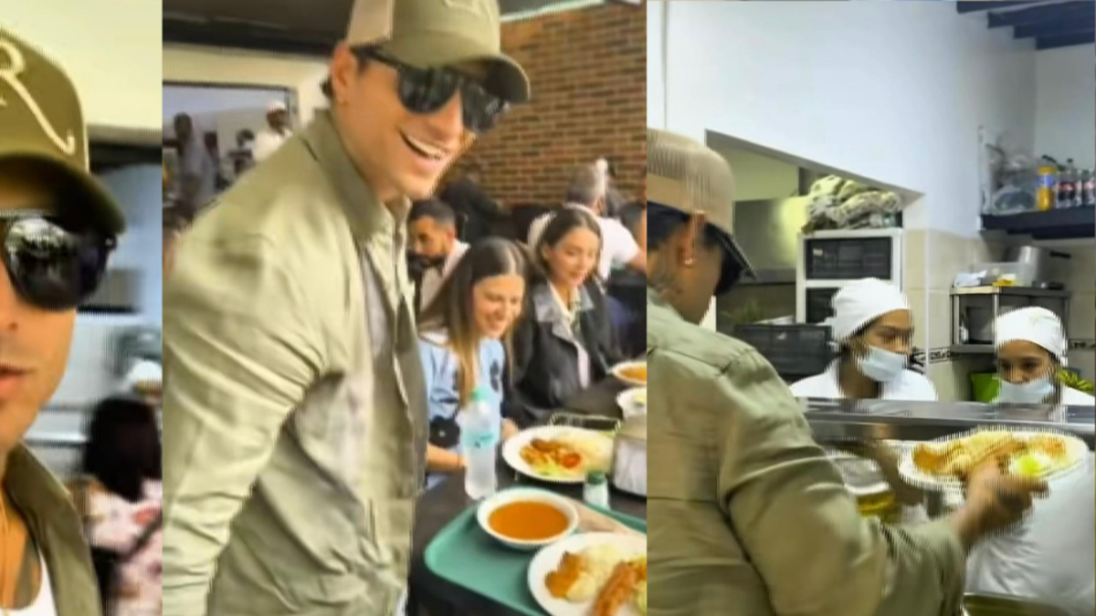 Maluma revivió el meme de 'almuerzos a $2.800' y sorprendió en la plaza de Envigado: 'Yo creo que ya subieron, pero estaba loco por volver'