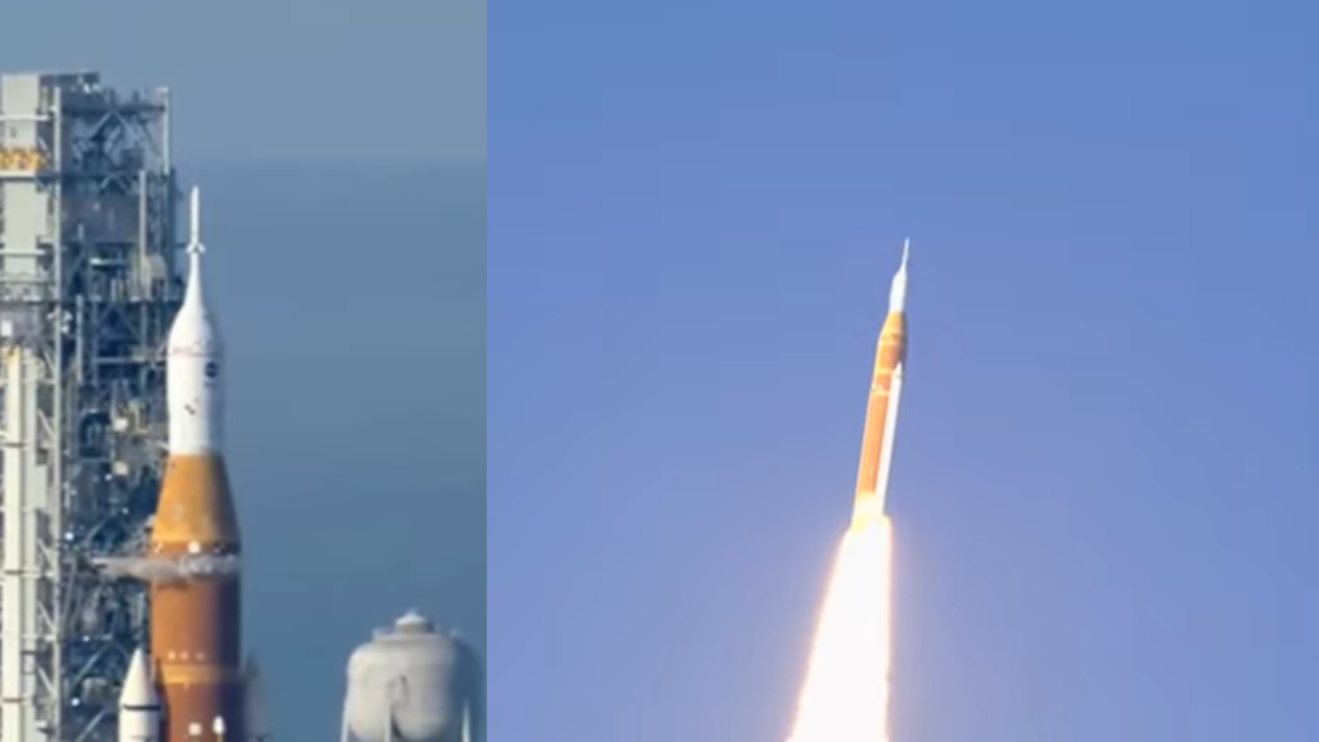 Video del exitoso despegue de la misión Artemis II, que transportará a cuatro astronautas de la Nasa a un viaje hacia la Luna