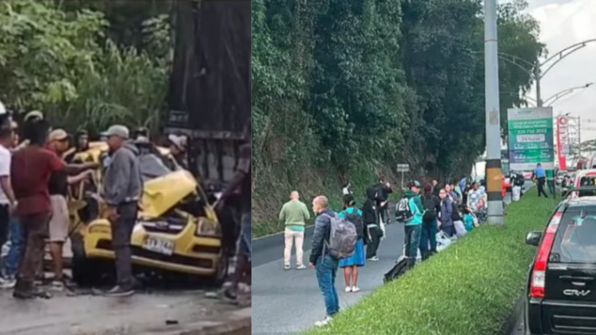 Reportan varios accidentes en carreteras en dirección a Medellín, Antioquia, durante Semana Santa; graves siniestros dejan tres muertos y dos heridos