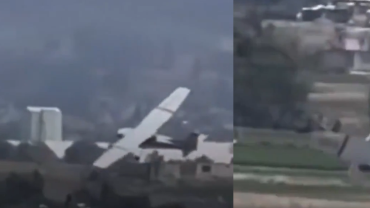 Trágico accidente de pequeño avión que se desplomó en México pocos segundos después de despegar dejó cuatro muertos: video del momento exacto