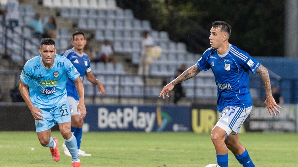 Millonarios pisa en falso y compromete la clasificación: derrota contra Jaguares no estaba en sus cuentas y lo deja en riesgo