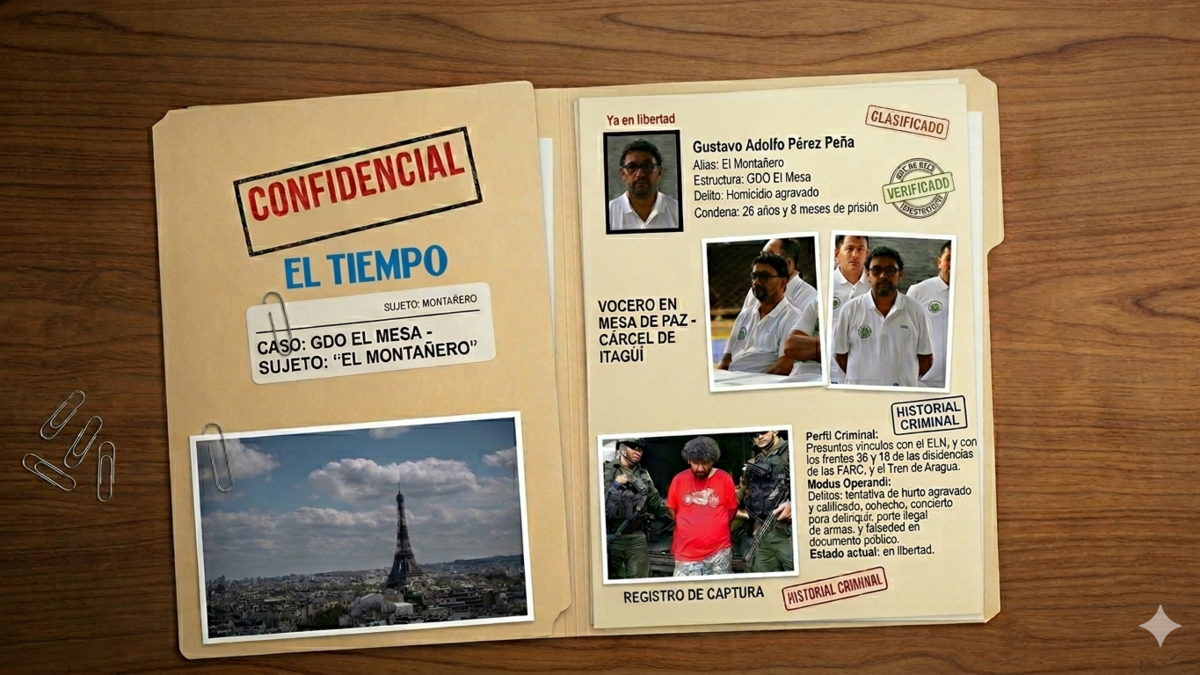 El capo de los mil nombres de la mesa de paz que pasó de estar condenado por el homicidio de un preso en una cárcel del país a estar de viaje en París