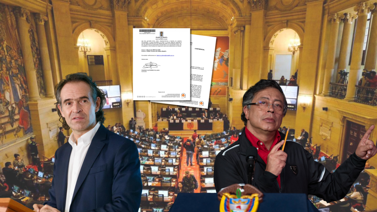 Federico Gutiérrez, alcalde de Medellín, presentó propuesta al Congreso de la República para tumbar la ley de 'Paz Total' del Gobierno Nacional