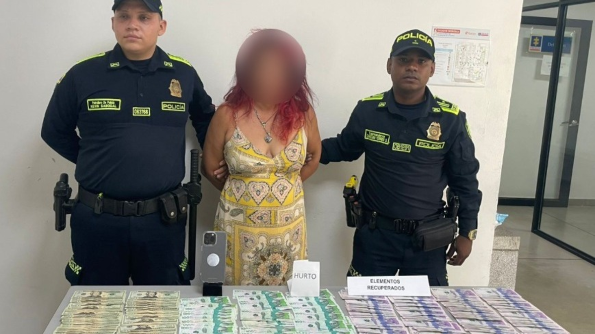 Cae en Soledad (Atlántico) una mujer con más de $31 millones en efectivo nacional y dólares: habría cometido un hurto horas antes en Cartagena