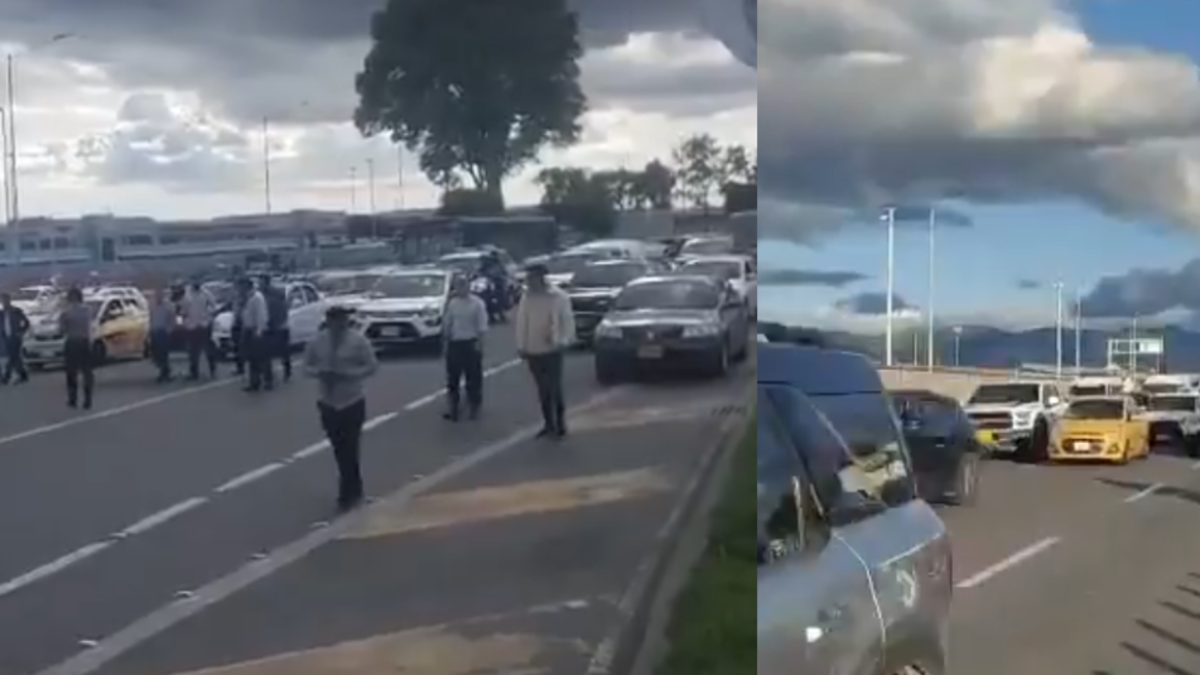 Manifestaciones sobre avenida calle 26 afectan movilidad y causan retrasos en vía que conduce a Aeropuerto Internacional El Dorado: opciones alternas