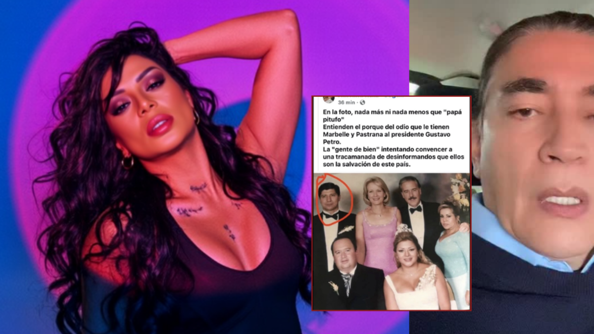La feroz respuesta de Marbelle a Gustavo Bolívar por preguntar si Papá Pitufo estuvo en su matrimonio: 'Es mi papá'