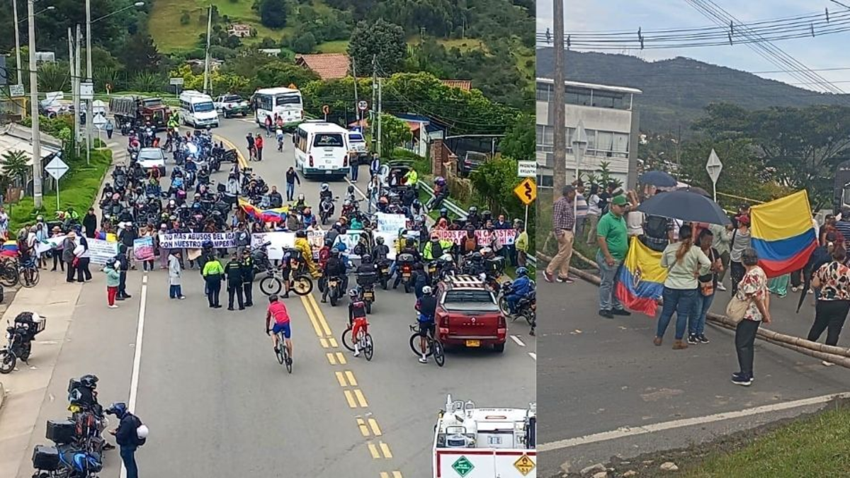 Paro nacional hoy 9 de abril: así están las vías del país ante los bloqueos y las protestas que afectan la movilidad en varios departamentos